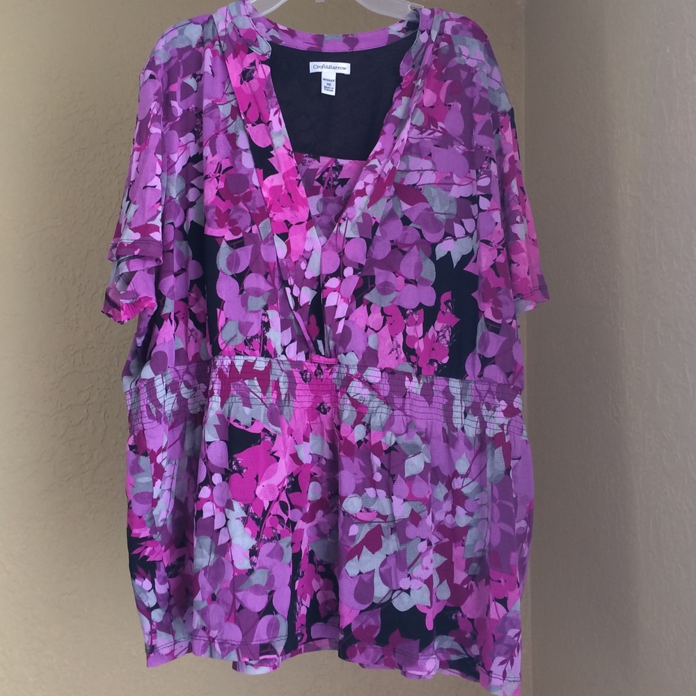 Croft & Barrow 3X Plus-Size Top